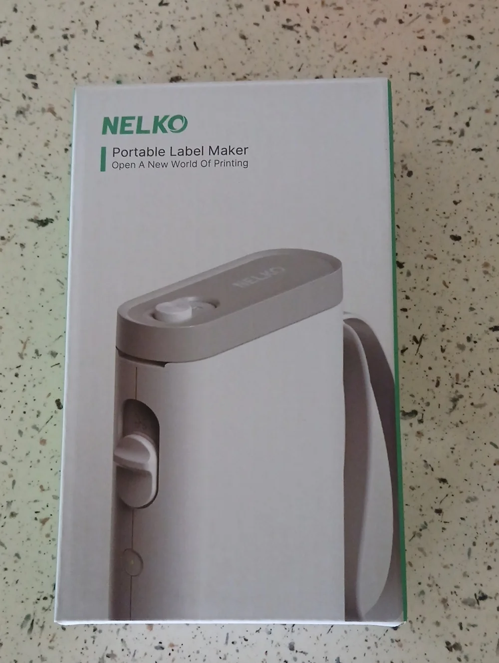 NELKO Portable Label Maker - White and Gray